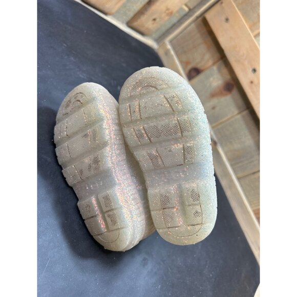 Girls Size 6 UGG Drizlita Glitter Boots Pearlized Sparkle Waterproof Slip-On - Picture 10 of 10